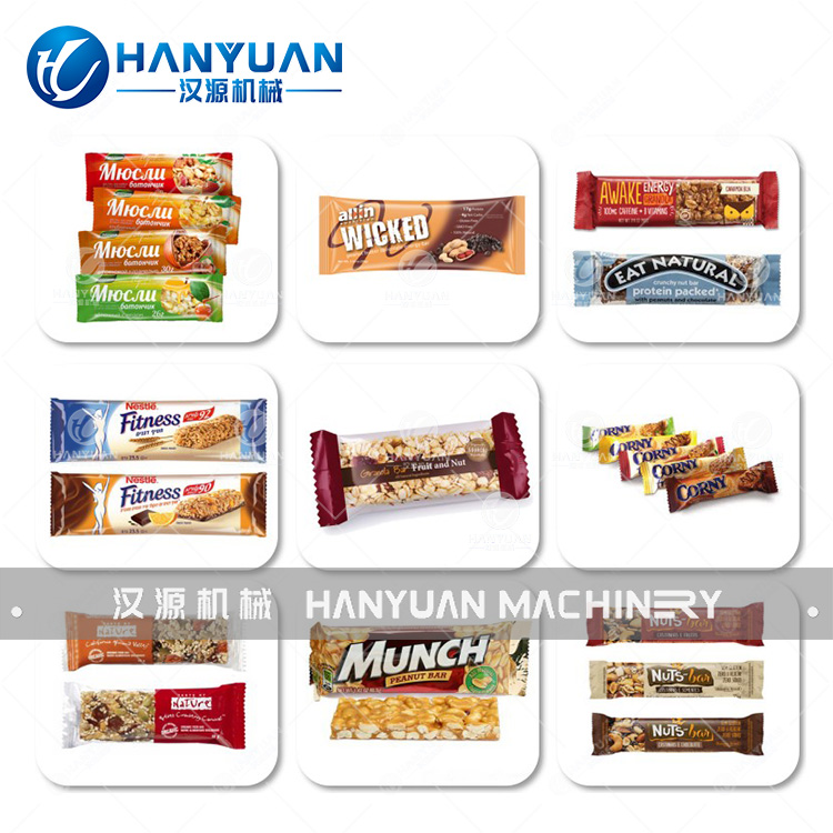 HY-P1000 High Speed Full Automatic Energy Bar Feeding And Packing Machine 