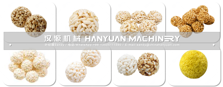 Full Automatic Rice Candy Ball Production Line 