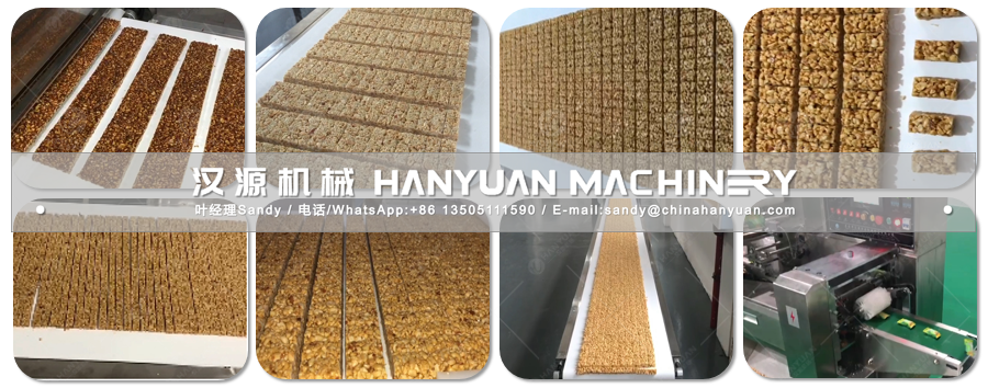 Automatic peanut candy production line