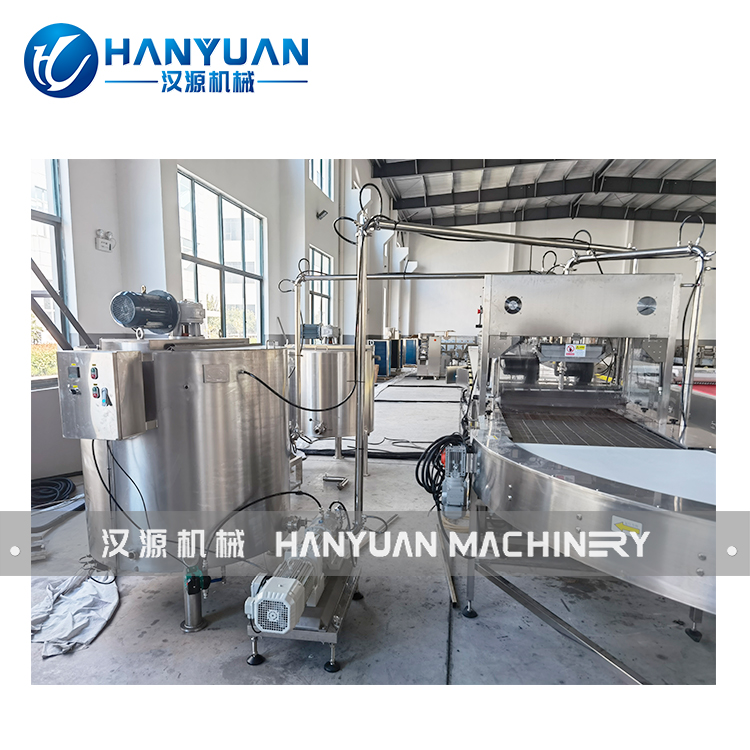 HY-TC900 Chocolate Coating Machine with Cooling Tunnel