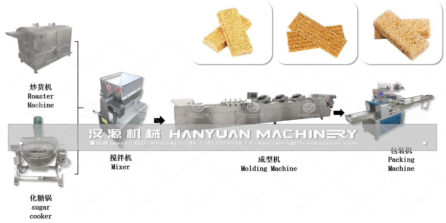 Sesame Candy Bar Production Line